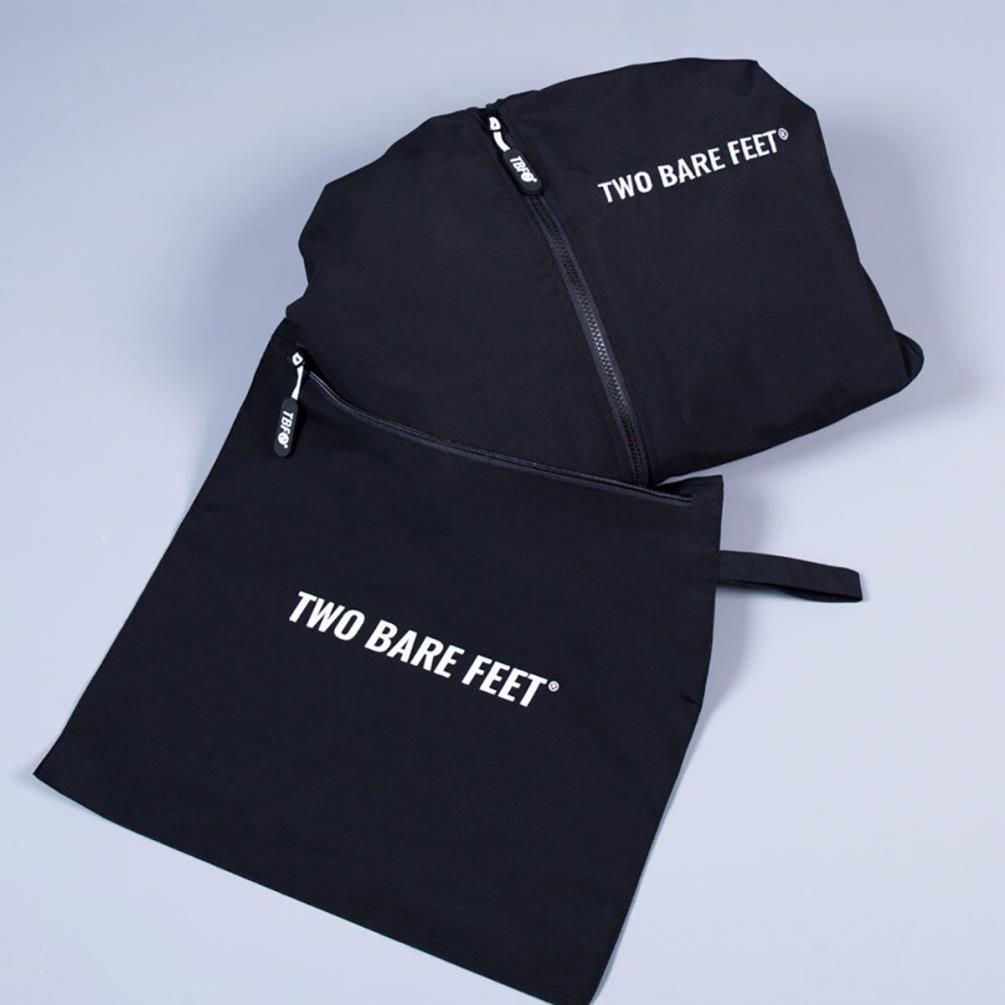 Two Bare Feet Weatherproof Packable Changing Robe & Travel Bag - Black / Sea Green Extra Image 6
